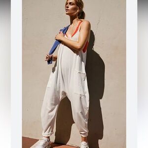 FP movement hot shot onesie in bright white size M